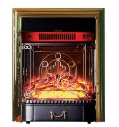 Каминокомплект Interflame Экстер венге с очагом Majestic FX M Brass