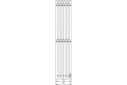 Электрический полотенцесушитель Primoclima Sol Q E Graphite 120*30 6