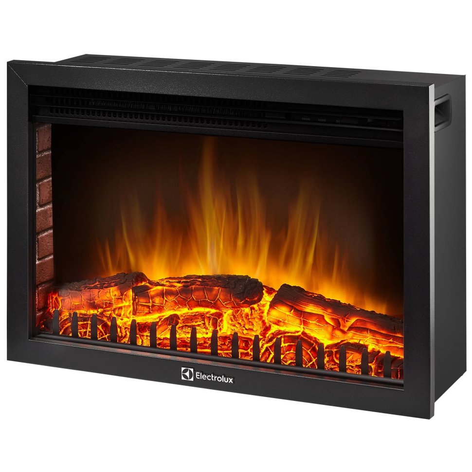 Каминокомплект Firelight Quadro 25 с очагом Electrolux EFP/P-2520LS камень песчаник античный белый/белая эмаль
