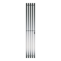 Электрический полотенцесушитель Primoclima Sol Q C E Graphite 150*24 5