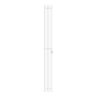 Электрический полотенцесушитель Primoclima Sol Q C E White 150*12 3