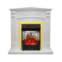 Каминокомплект Royal Flame Sorrento угловой c очагом Majestic FX M Brass